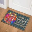 Check Ya Energy Hippie Door Mat