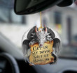 Grey Dragon Get In Two Sided Ornament