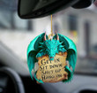 Green Dragon Get In Two Sided Ornament