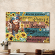 Hippie Remember You Are Canvas Poster