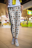 3D All Over Print Hunting Mammoth And Tiger Legging - Amaze Style™-Apparel