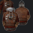 3D All Over Print Armor Mongol Warrior Hoodie - Amaze Style™-Apparel