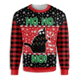 Cat Ho Ho No Christmas Ugly Christmas Sweater For Men & Women Adult