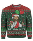 Birthday Guys Ugly Christmas Sweater For Men & Women Adult
