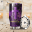 Premium Tumbler Personalized Easter Day Christian Jesus Purple Version No57 ML