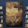 Jesus-Lion And Lamb Poster Vertical