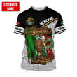 Personalized Name Mexico Combo T-shirt and Short 3D All Over Printed