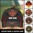 Personalized Name Firefighter Classic Cap For Man And Women