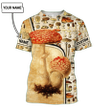 Customize Name Mushroom Hippie Combo T-Shirt And Board Short