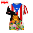 Customize Name Puerto Rico Combo T-Shirt / Board Short