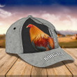 Personalized Rooster 3D Printed Cap
