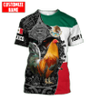 Personalized Rooster Gray Combo T Shirt Board Short DA10072005VH