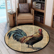 Rooster Circle Rug Pi27052106