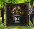 Lion Potrait - The Legend 3D Full Printing Soft and Warm Quilt