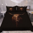 Scottish Highland Cow Portrait Bedding Set