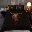 Scottish Highland Cow Portrait Bedding Set