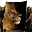 Gold Lion blanket