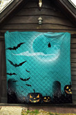The Bat Pastel Night Halloween Quilt