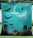 The Bat Pastel Night Halloween Quilt