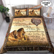 I Choose You Lion's Love Custom Bedding Set with Your Name