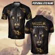 Custom Name Lion Warrior Polo 3D All Over Printed Shirt for Men and Women