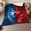 Wolf 3D All Over Printed Blanket