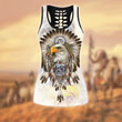Eagle Native American 3D All Over Printed Legging + Hollow Tank