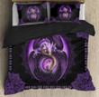 Purple Dragon Mandala Bedding Set HAC230704