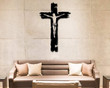 Cross Faith in God - Metal Carving sign