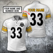 American Football Best Team Personalized Name and Number Combo Polo Shirt and Short