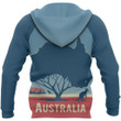 Australia Hoodie Kangaroo Is Under The Tree Map NNK 1408 - Amaze Style™-Apparel