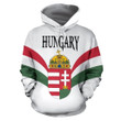 Wings of Hungary Zip Up Hoodie - Amaze Style™-Apparel