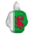 Wales All Over Hoodie - Straight Version PL - Amaze Style™-Apparel