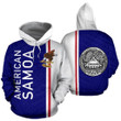 American Samoa All Over Hoodie - Straight Version - PL - Amaze Style™-Apparel