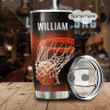 Premium Basketball Fact Personalized Stainless Steel Tumbler