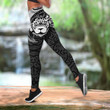 New zealand lion maori mania Combo outfit Legging + Tank for women PL25082001