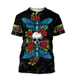 Butterfly Love Skull 3D all over printed for man and women QB05192001 - Amaze Style™-Apparel