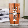 Premium Personalized Basketball To My Grandson Stainless Steel Tumbler
