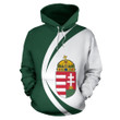 Hungary Coat Of Arms Zip Up Hoodie - Circle Style 01 - Amaze Style™-Apparel
