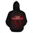 Albania All Over Hoodie - Bloody PL198 - Amaze Style™-Apparel