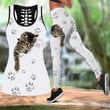Baby Cat combo outfit legging + hollow tank for women PL