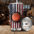 Premium Personalized Basketball Stainless Steel Tumbler