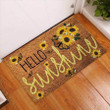 Hello Sunshine Easy Clean Welcome DoorMat | Felt And Rubber | DO1071