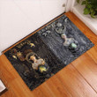 The Sun & The Moon � Hippie Clay Easy Clean Welcome DoorMat | Felt And Rubber | DO1254