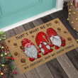 That�s What We Do � Crochet Easy Clean Welcome DoorMat | Felt And Rubber | DO1256