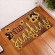 Hello Sunshine Easy Clean Welcome DoorMat | Felt And Rubber | DO1072