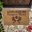 I�m Living With The Dungeon Master Easy Clean Welcome DoorMat | Felt And Rubber | DO1112