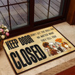 Dont Let The Dogs Out Easy Clean Welcome DoorMat | Felt And Rubber | DO1533