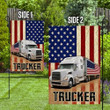 Truck Driver Garden Decor Flag | Denier Polyester | Weather Resistant | GF1515