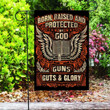Gun Control Garden Decor Flag | Denier Polyester | Weather Resistant | GF1033